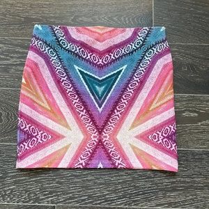 Zara - Geometric Mini Skirt